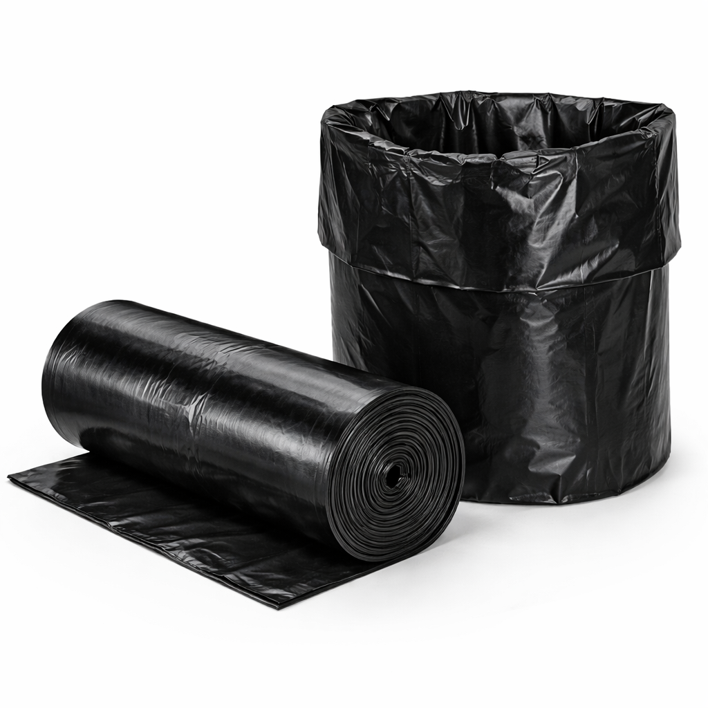 20-30 gallon silver trash liners for janitorial and facility maintenance waste collection