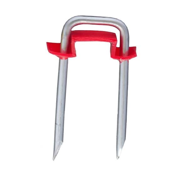 1-1/2 in. x 1/2 in. Red Insulated Cable Staples, 100-Pack – Low-Voltage Wire Management
