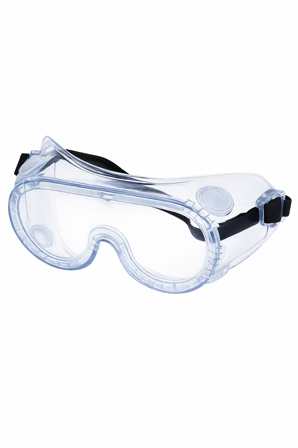 clear lens indirect vent safety goggles for industrial eye protection and PPE programs