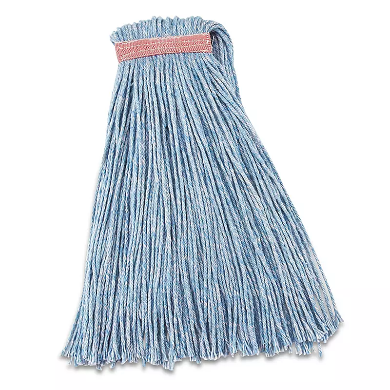 Economy Wet Mop Head, 24 oz., Blue
