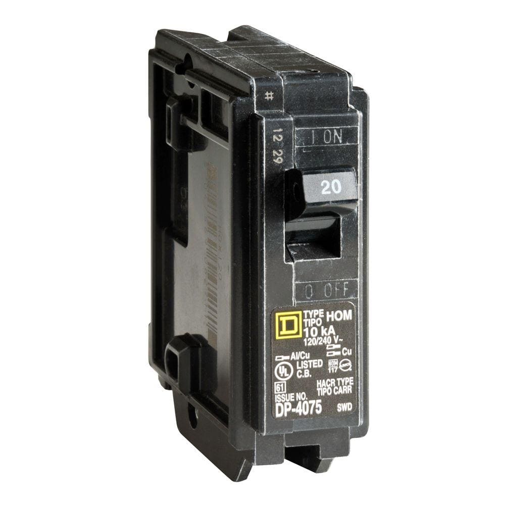 20 Amp single-pole plug-in circuit breaker main product image