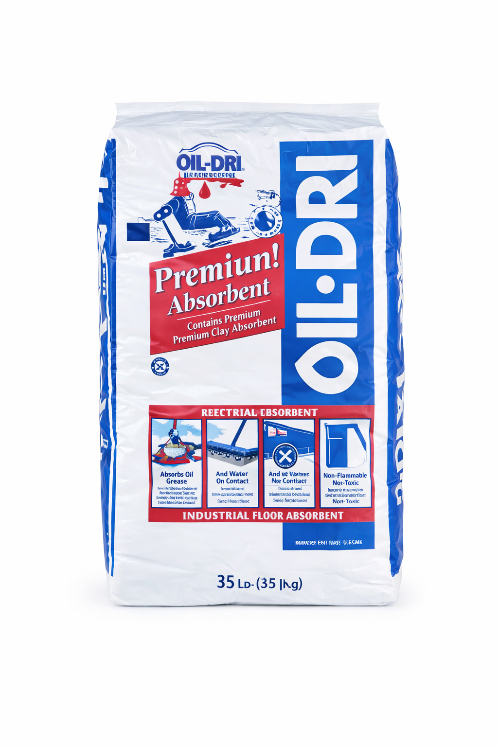 Oil-Dri Premium Absorbent Bag, 35 lb