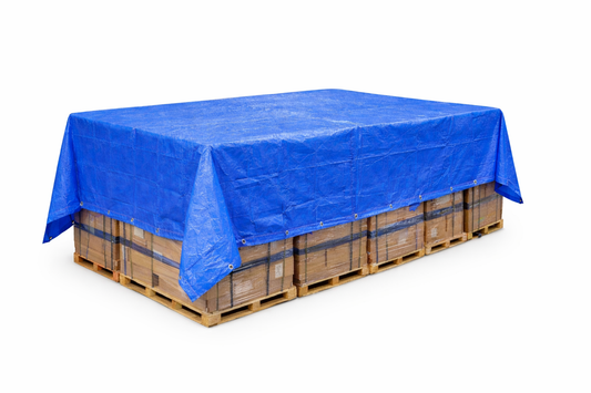 Woven Poly Tarp, 20 ft. x 30 ft., Blue