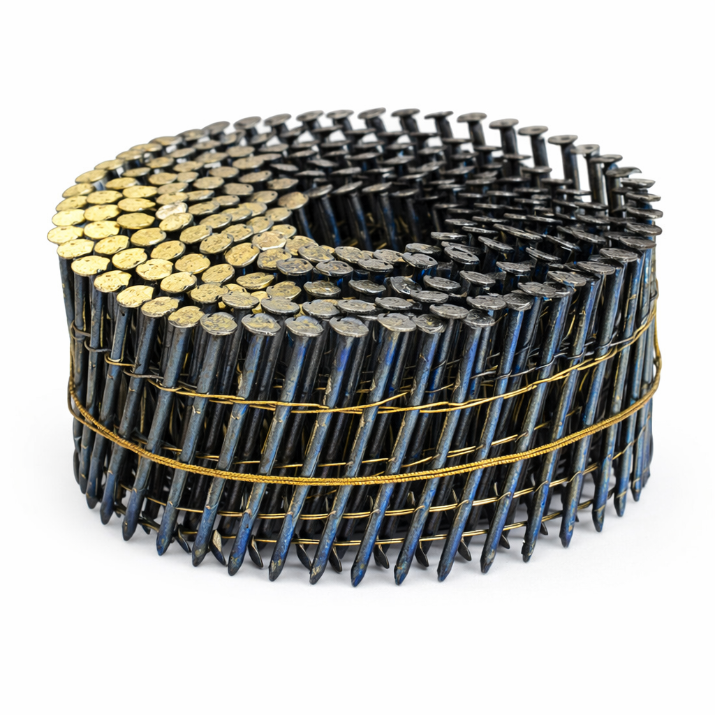 Screw Shank Wire Coil Nails, 1-3/4 in. x .086 in.