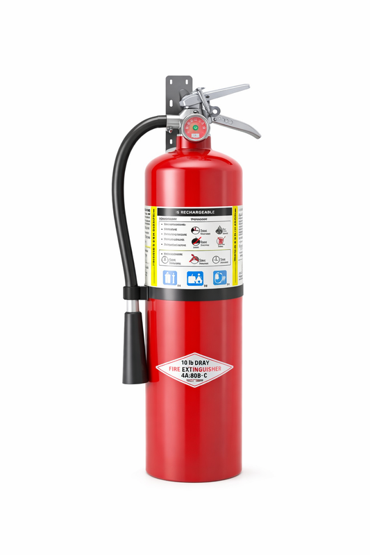 10 lb ABC dry chemical fire extinguisher for workplace fire safety