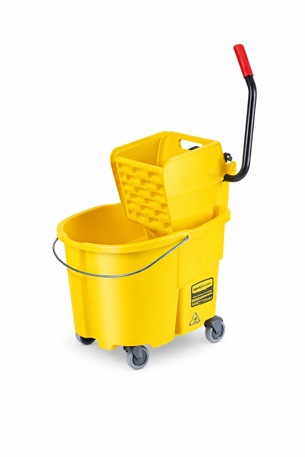 Mop Bucket and Side Press Wringer, 26 Quart