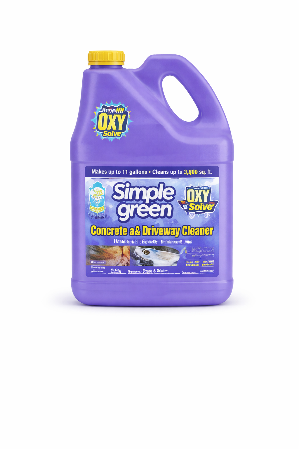Concrete Cleaner, 1 Gallon, 4 Bottles/Case