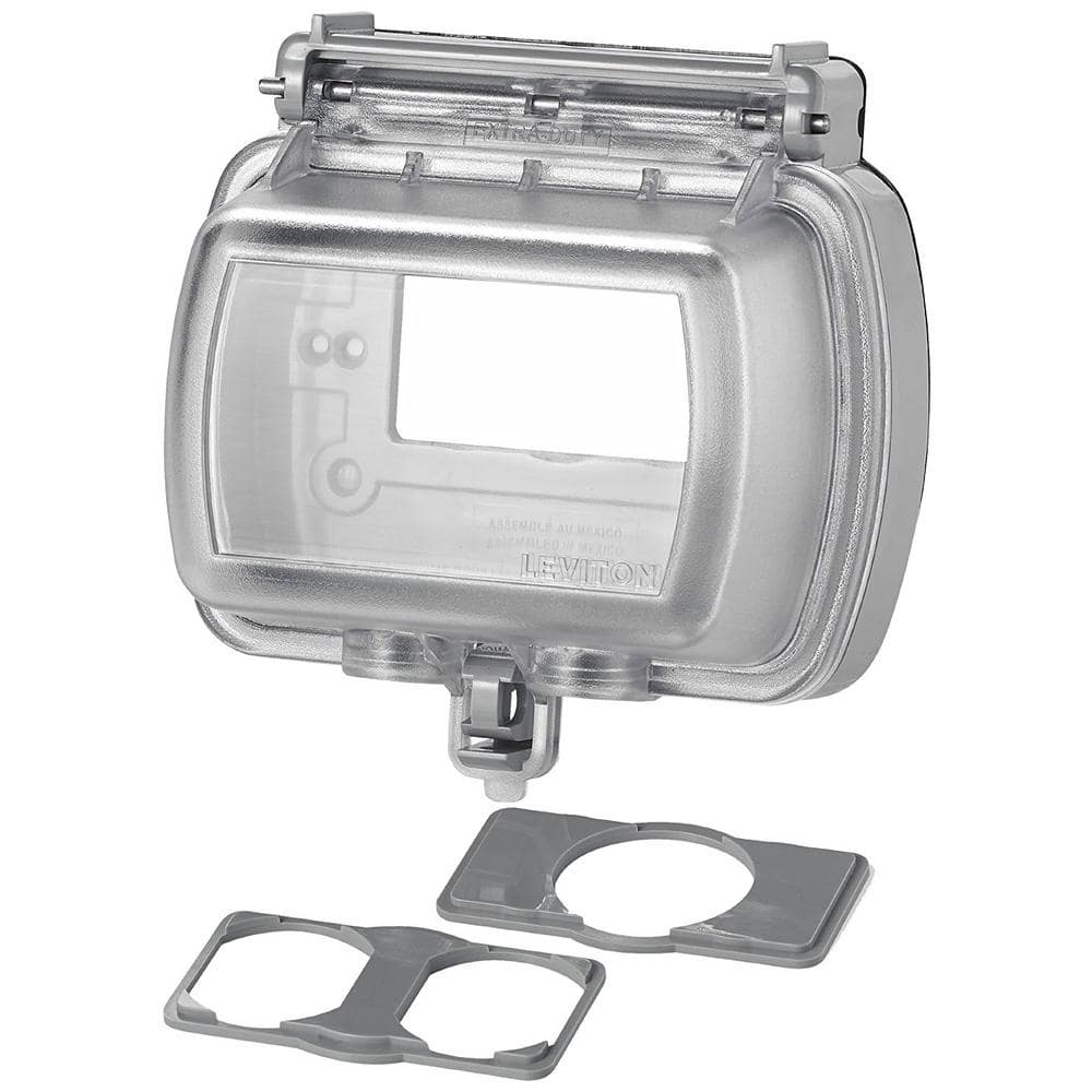 GFCI Weatherproof Outlet Cover - Clear