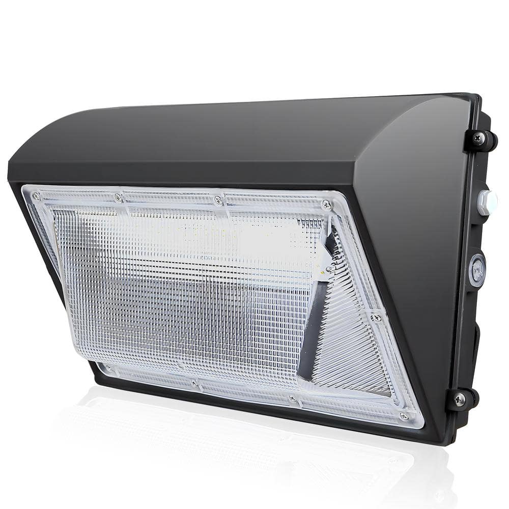 125-Watt LED Outdoor Wall Pack Light, 16,000 Lumens, 5000K Daylight, Dusk-to-Dawn Photocell – Replaces 800W MH