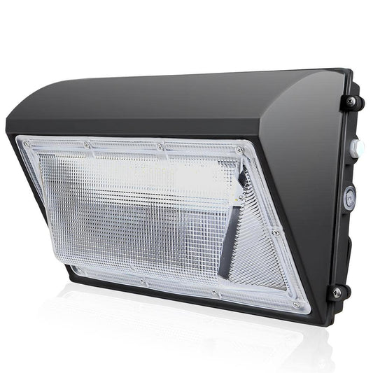 125-Watt LED Outdoor Wall Pack Light, 16,000 Lumens, 5000K Daylight, Dusk-to-Dawn Photocell – Replaces 800W MH