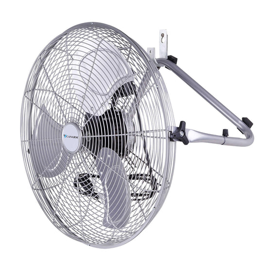 Canarm HVF20G 20 in. High-Velocity Industrial Floor Fan 3-Speed TAA Compliant Canadian Made