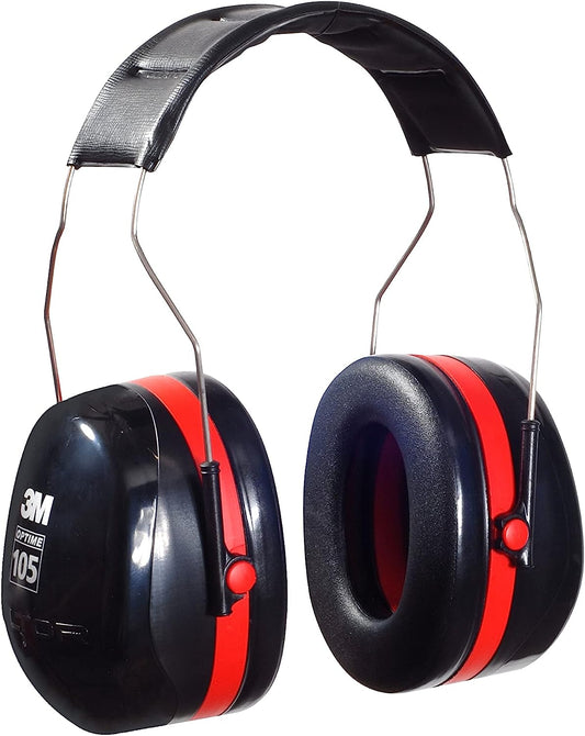 3M Peltor Optime 105 earmuffs for industrial hearing protection