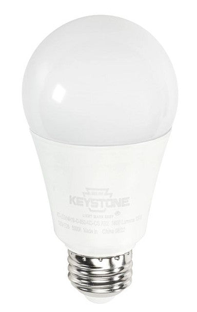 Keystone Technologies A19 LED Bulb 9W 2700K Soft White TAA Compliant 12-Pack