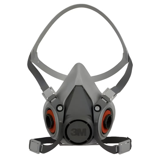 3M 6200 medium half-face respirator for industrial respiratory protection